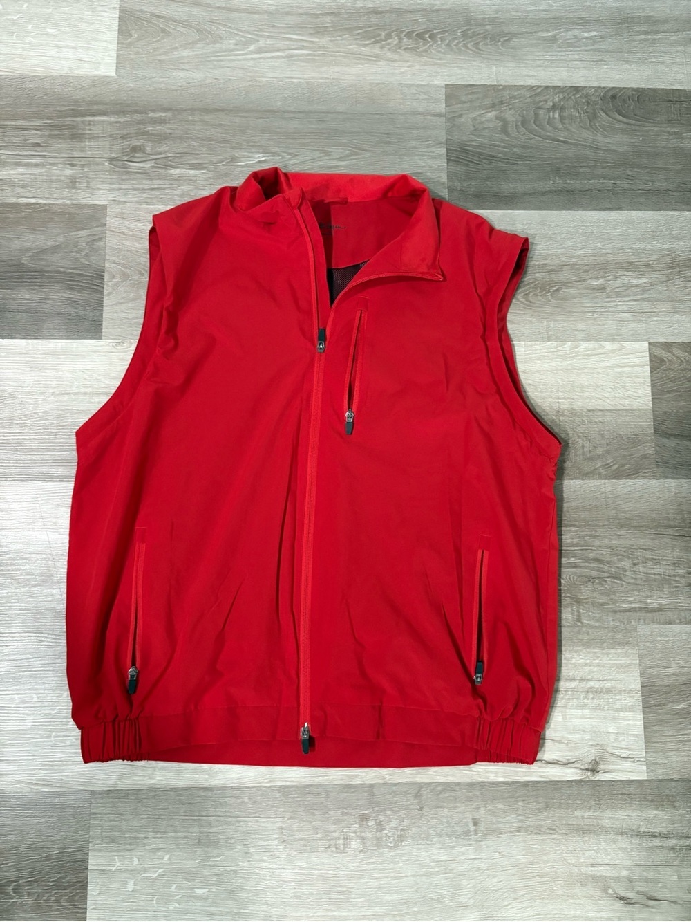 Walter Hagen Red Softshell Zip Golf Vest